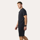 Equinox Short Sleeve Sleepwear Set — Jet Black